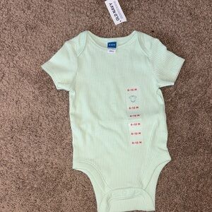 Old Navy Light Green Baby Bodysuit